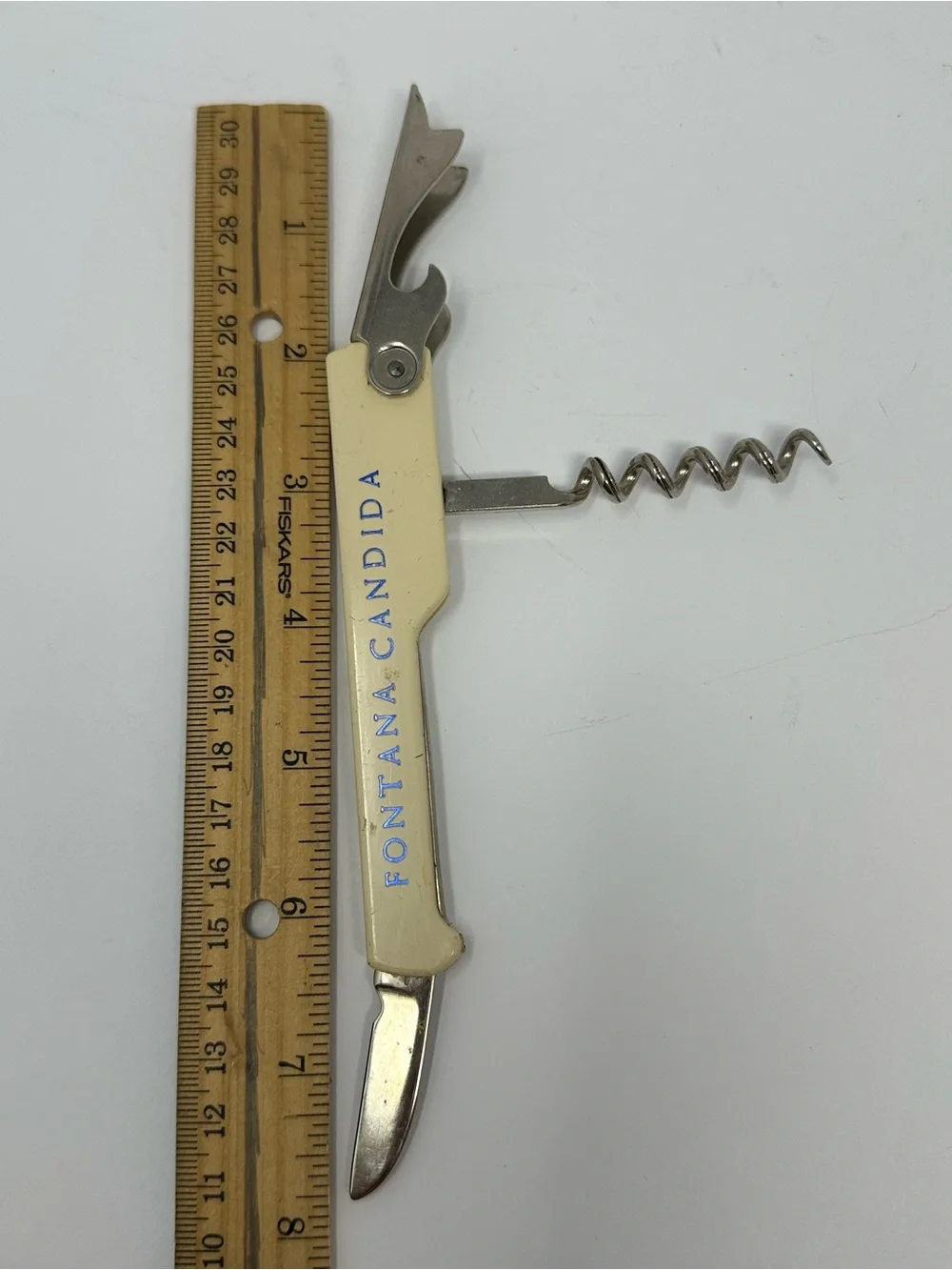 Vintage Fontana Candida Winery Bottle Opener, Knife & Corkscrew Multi-Tool Italy